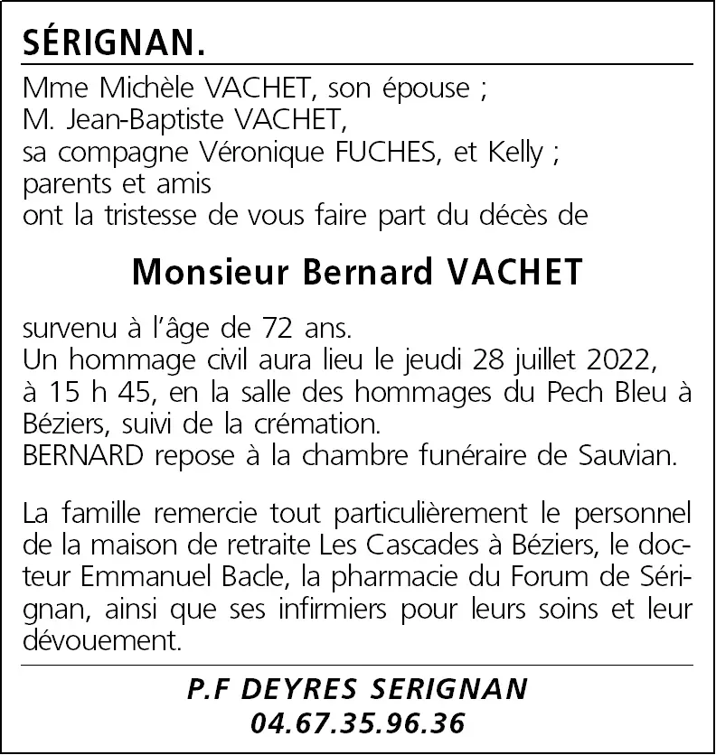 avis de décès