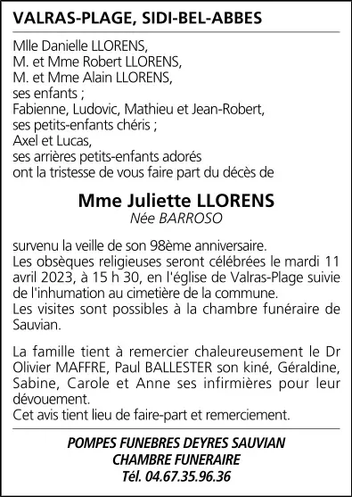 Mme Juliette LLORENS