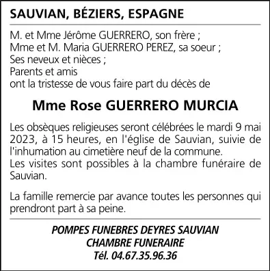 Mme GUERRERO MURCIA Rose
