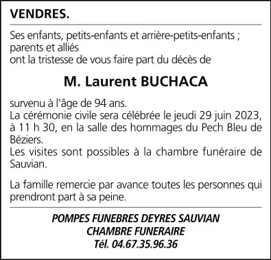 M. Laurent BUCHACA