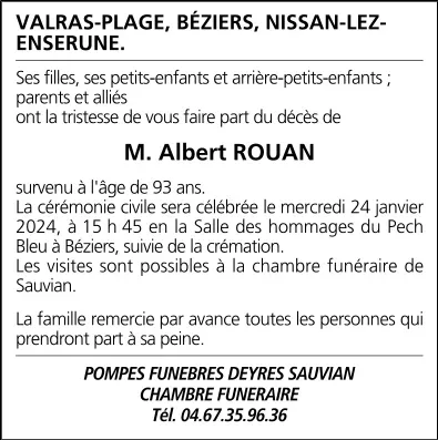 M. Albert ROUAN