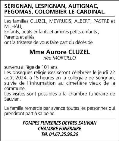 Mme Aurore CLUZEL