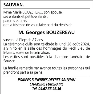 M. Georges BOUZEREAU