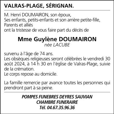 Mme Guylène DOUMAIRON