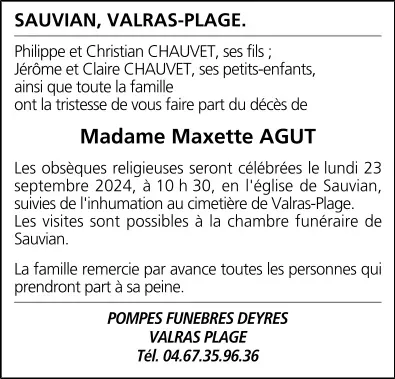 Mme Maxette AGUT