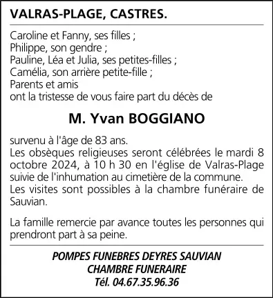 M. Yvan BOGGIANO