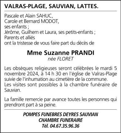 Mme Suzanne PRANDI
