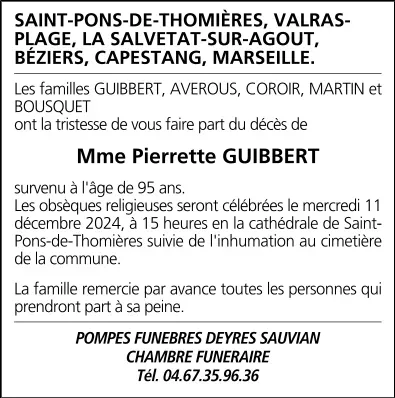 Mme Pierrette GUIBBERT