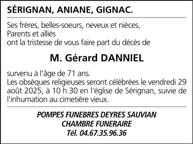 avis de décès